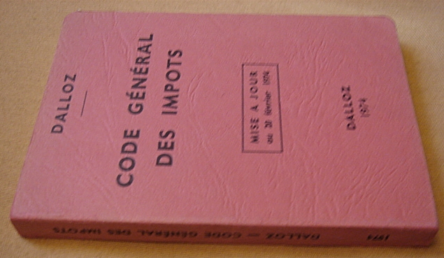 Code_des_impots_francais_1974